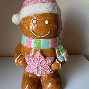 Gingerbread Girl Cookie Jar